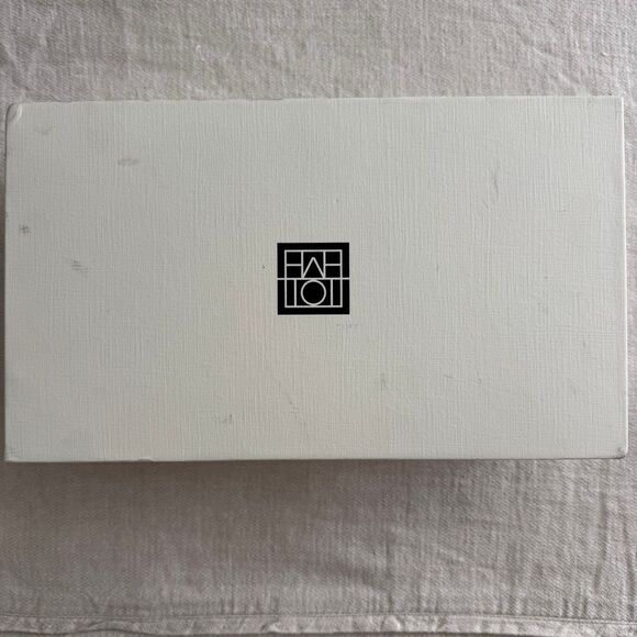 Toteme Lizard Embossed Kitten Heel Flip Flop 39 Olive - Picture 14 of 14